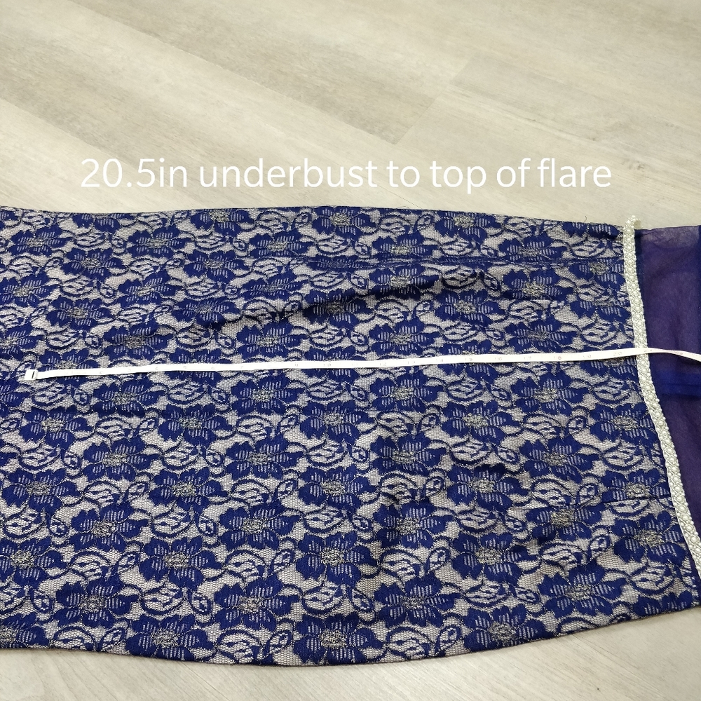 Prom dress custom royal blue lace JANE.X Bethany - Picture 9 of 16
